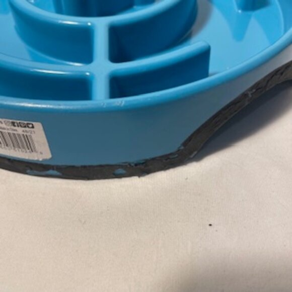 Petstages Slow Fun Feed Dog Bowl, Dishwasher Safe, Blue - Picture 13 of 14